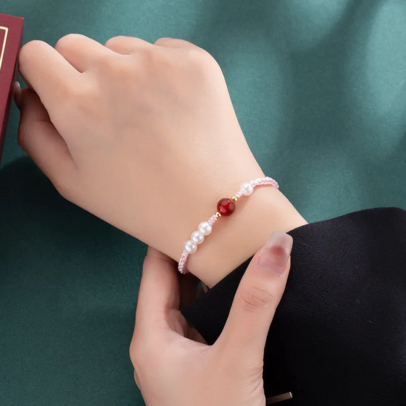 MIDNIGHT MOMENT Agate Jade Bracelet/Anklet Unisex-3