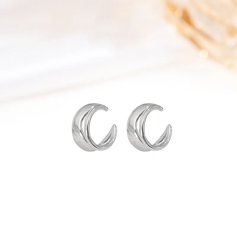 MIDNIGHT MOMENT Alloy Clip On Earrings Women's-2