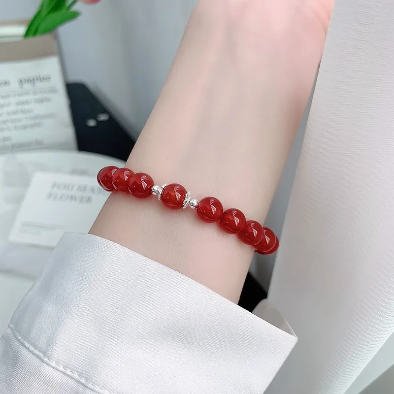 MIDNIGHT MOMENT Agate Bracelets Women's-4