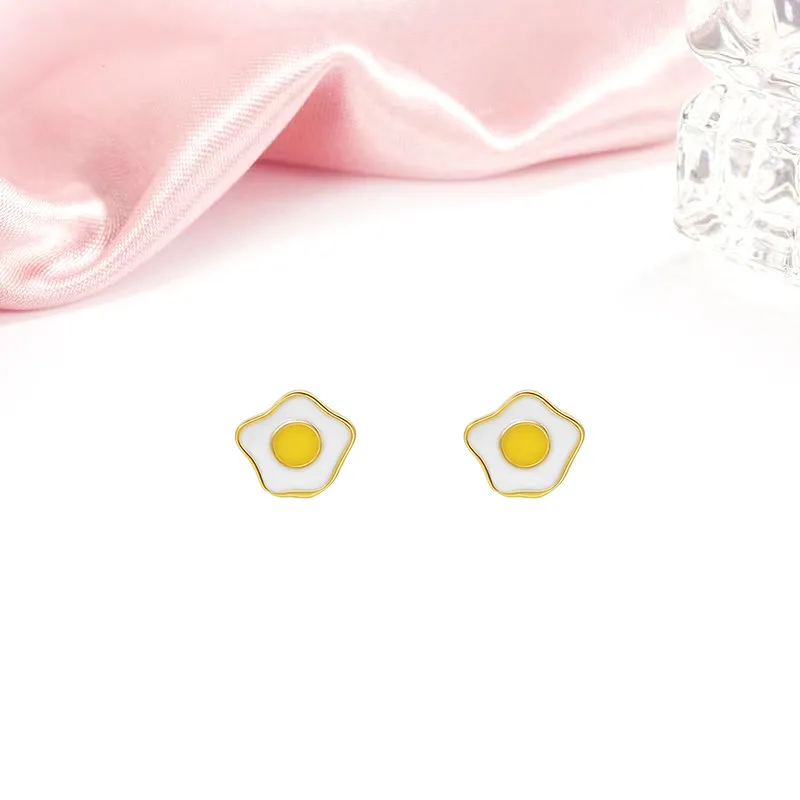 MIDNIGHT MOMENT S999 Silver Stud Earrings Women's-2