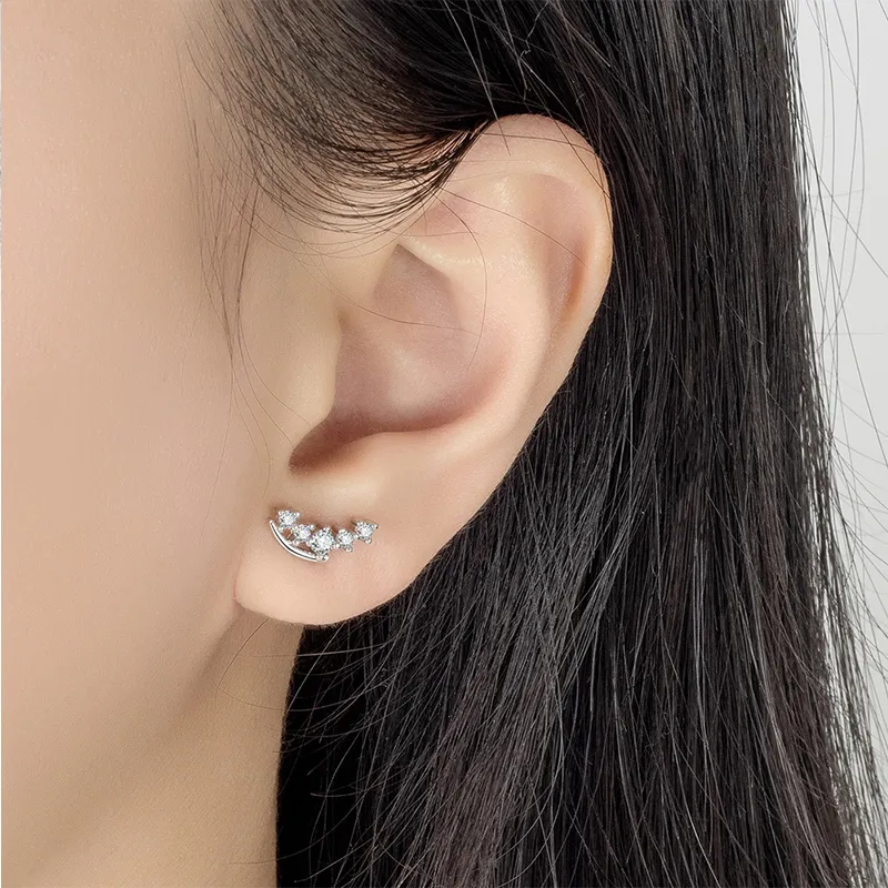 MIDNIGHT MOMENT Alloy Stud Earrings Women's-1