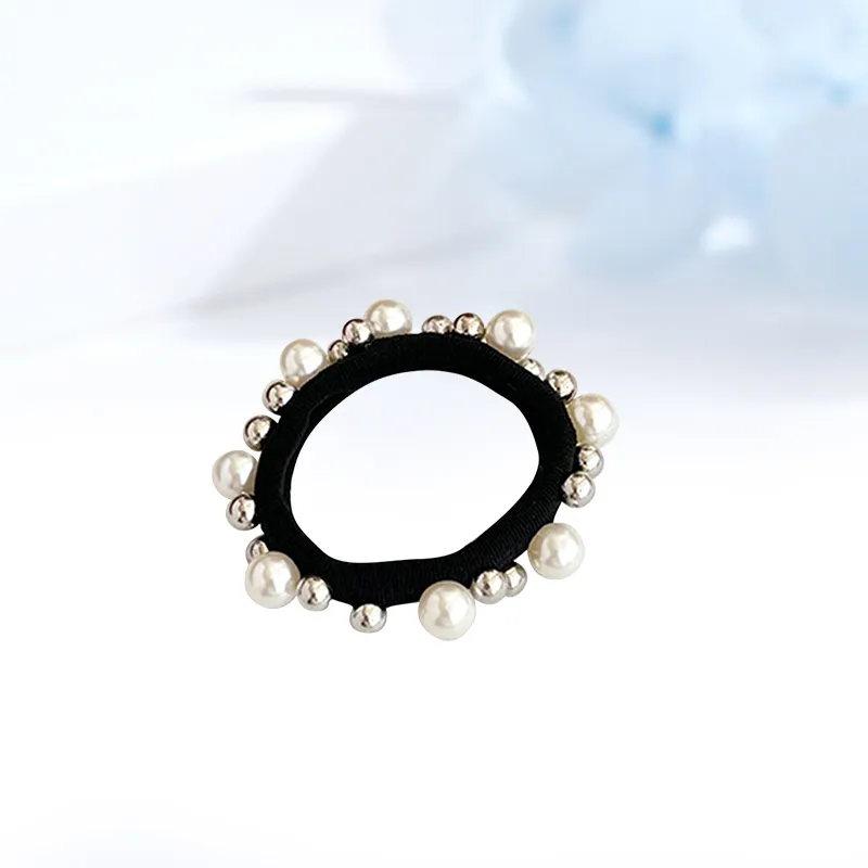 MIDNIGHT MOMENT Fabric Hair Tie Women's-10