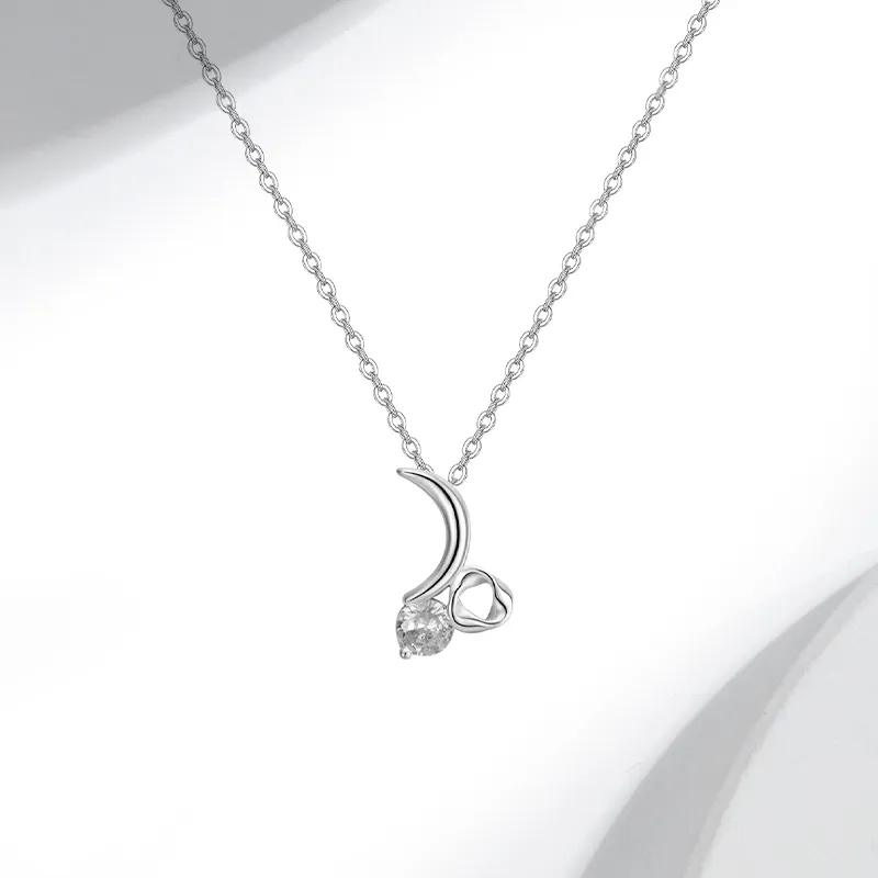 MIDNIGHT MOMENT S999 Silver Necklaces Women's-5