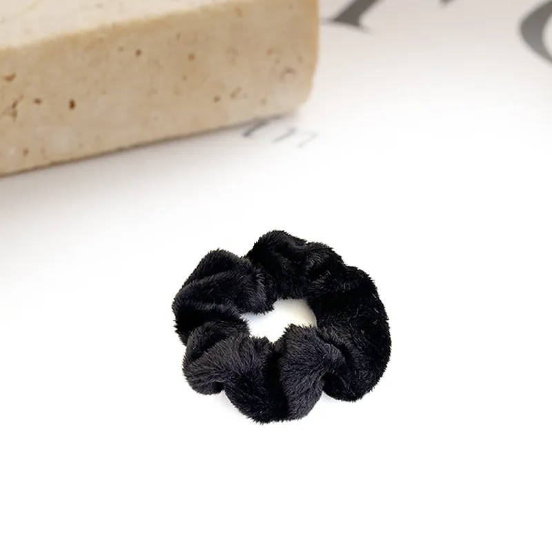MIDNIGHT MOMENT Plush Hair Tie Women's-11