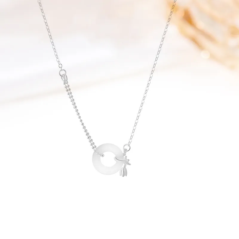 MIDNIGHT MOMENT Colored Glaze Jade Necklaces Women's-3