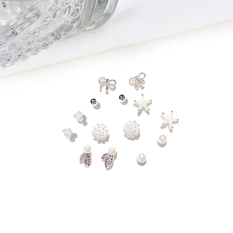 MIDNIGHT MOMENT Alloy Stud Earrings Women's-2