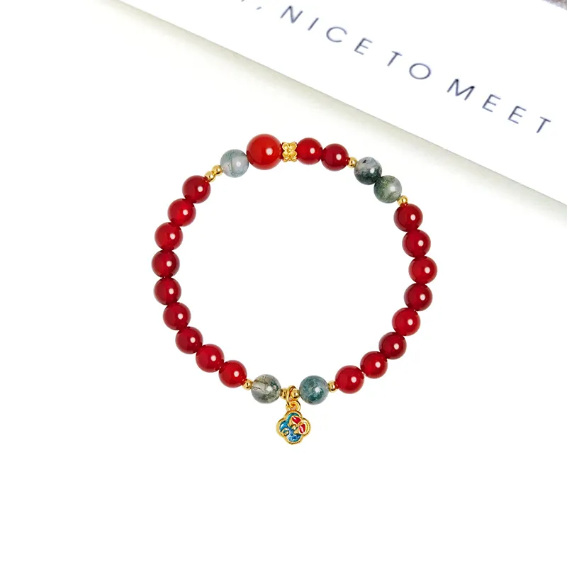 MIDNIGHT MOMENT Agate Bracelets Women's-3