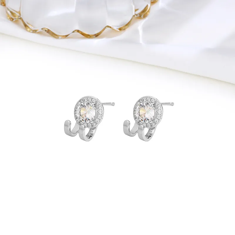 MIDNIGHT MOMENT Alloy Stud Earrings Women's-5