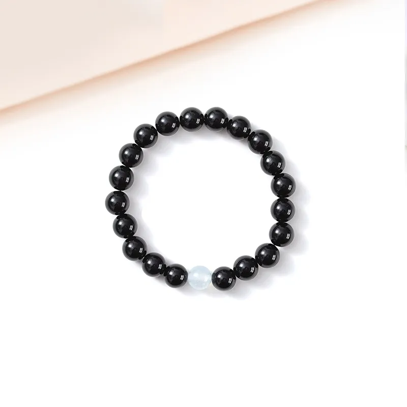 MIDNIGHT MOMENT Obsidian Bracelets Unisex-5