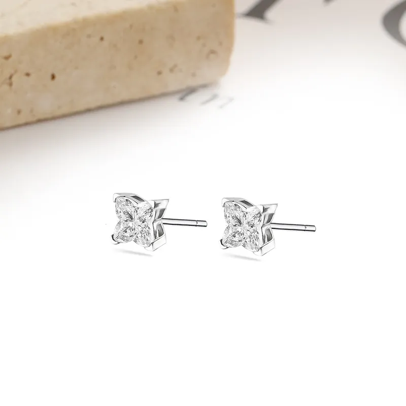 MIDNIGHT MOMENT 999 Fine Silver Stud Earrings Unisex-2