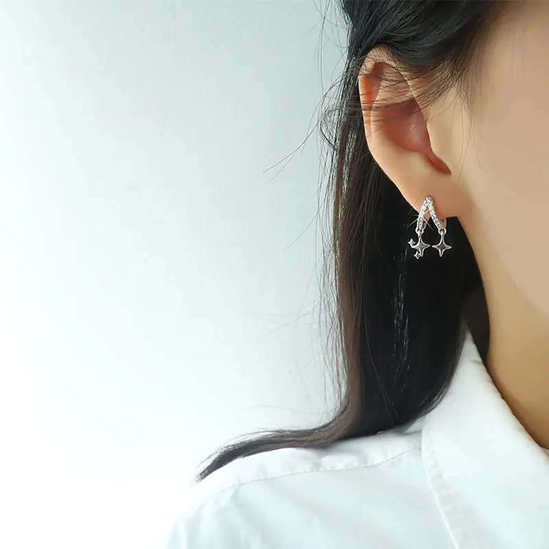 MIDNIGHT MOMENT Alloy Earrings Unisex-4