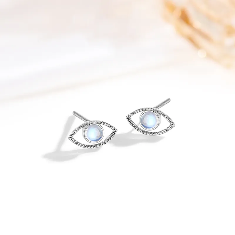 MIDNIGHT MOMENT 925 Sterling Silver Stud Earrings Women's-2