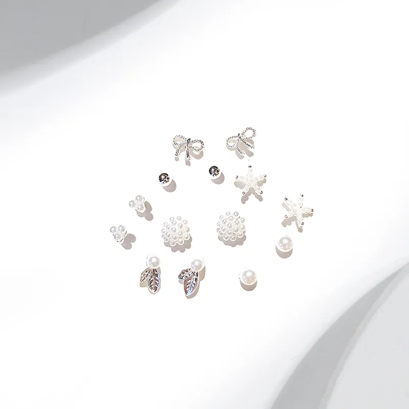 MIDNIGHT MOMENT Alloy Stud Earrings Women's-1