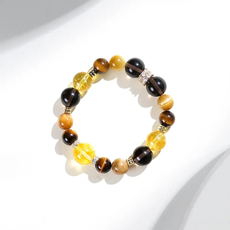 MIDNIGHT MOMENT Tiger's Eye Stone Bracelets Women's-5