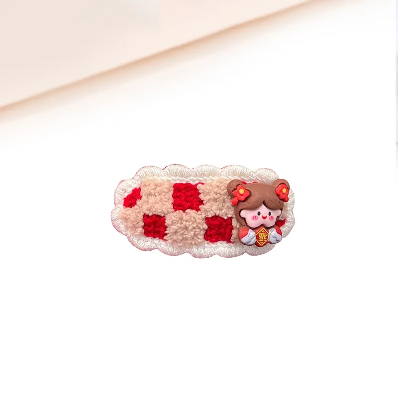 MIDNIGHT MOMENT Plush Hair Clips Unisex-2