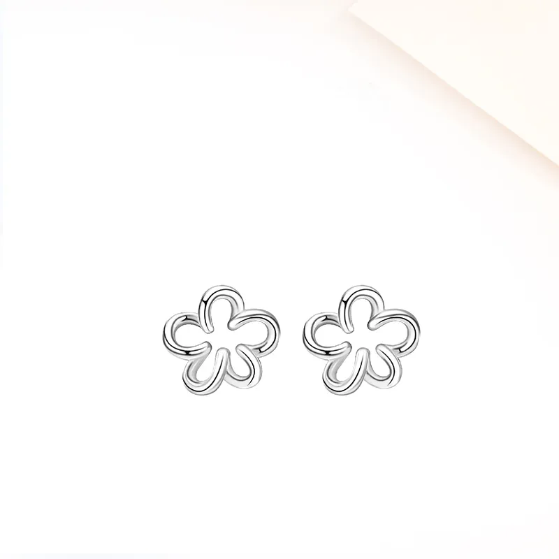 MIDNIGHT MOMENT S999 Silver Stud Earrings Women's-1
