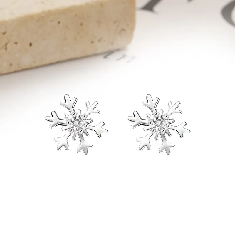 MIDNIGHT MOMENT S999 Silver Stud Earrings Women's-1