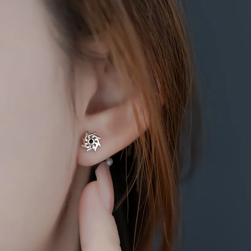 MIDNIGHT MOMENT Alloy Stud Earrings Women's-1
