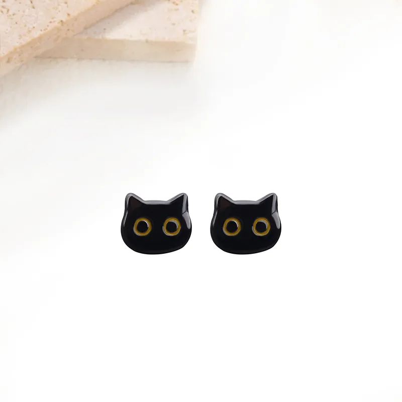 MIDNIGHT MOMENT Alloy Stud Earrings Women's-4