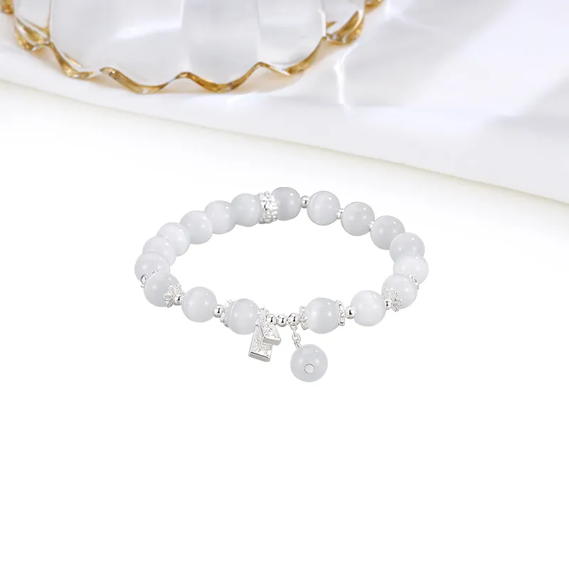 MIDNIGHT MOMENT Glass Cat Eye Bracelets Women's-2