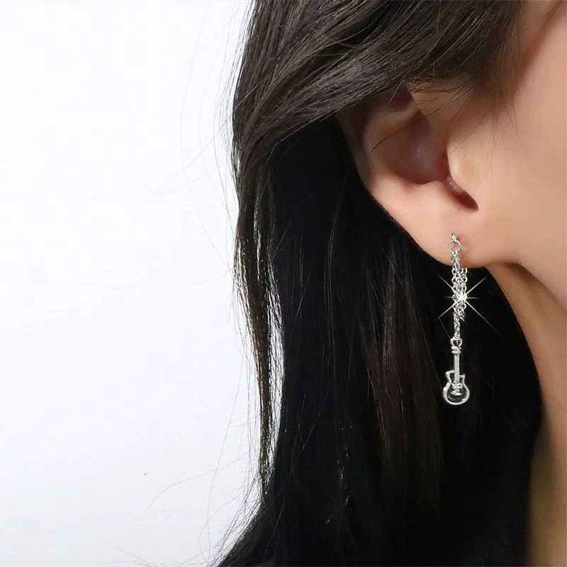 MIDNIGHT MOMENT Alloy Stud Earrings Unisex-1