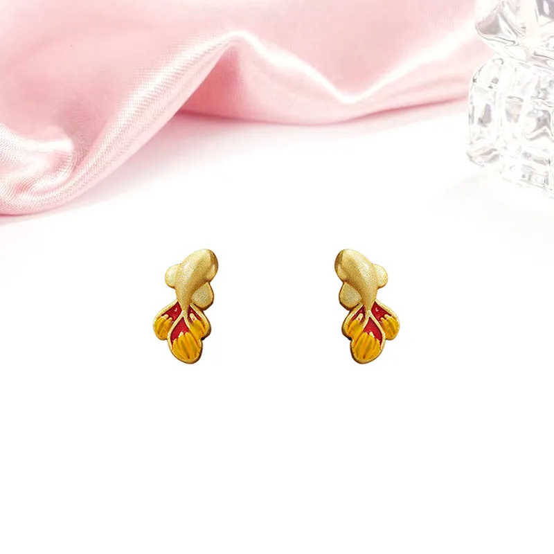MIDNIGHT MOMENT S 999 Fine Silver Stud Earrings Women's-2