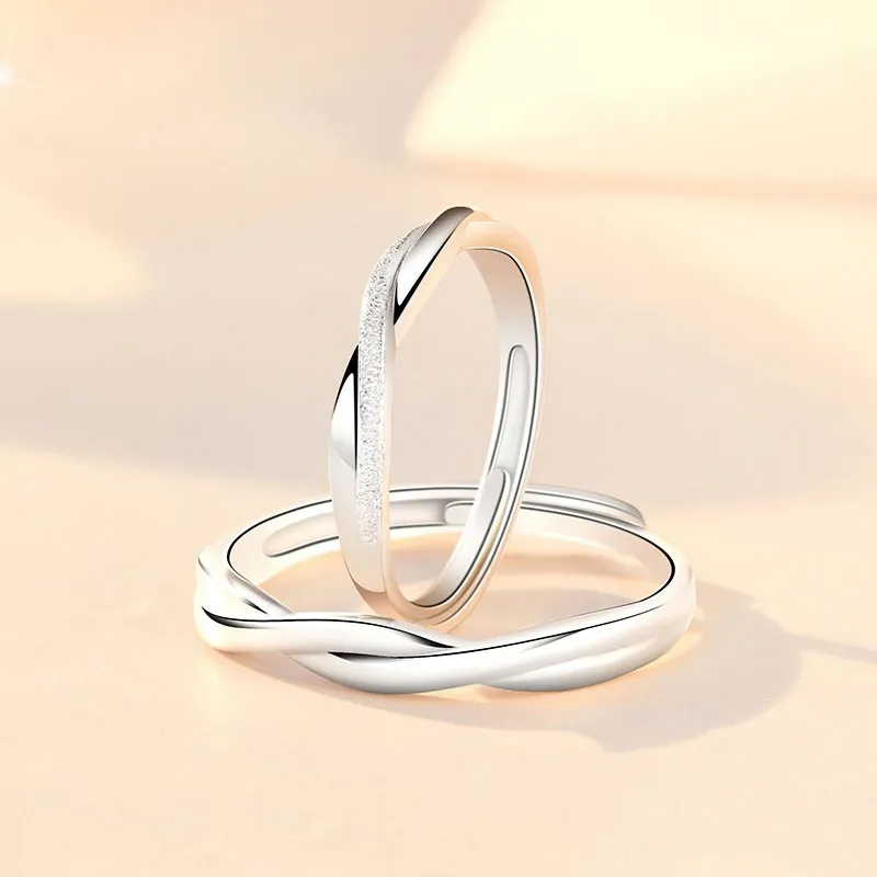 MIDNIGHT MOMENT Alloy/Sterling Silver Rings Unisex-3