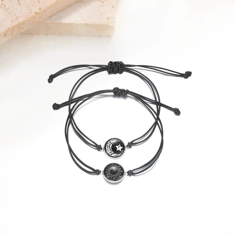 MIDNIGHT MOMENT Alloy Rope Bracelets Unisex-13