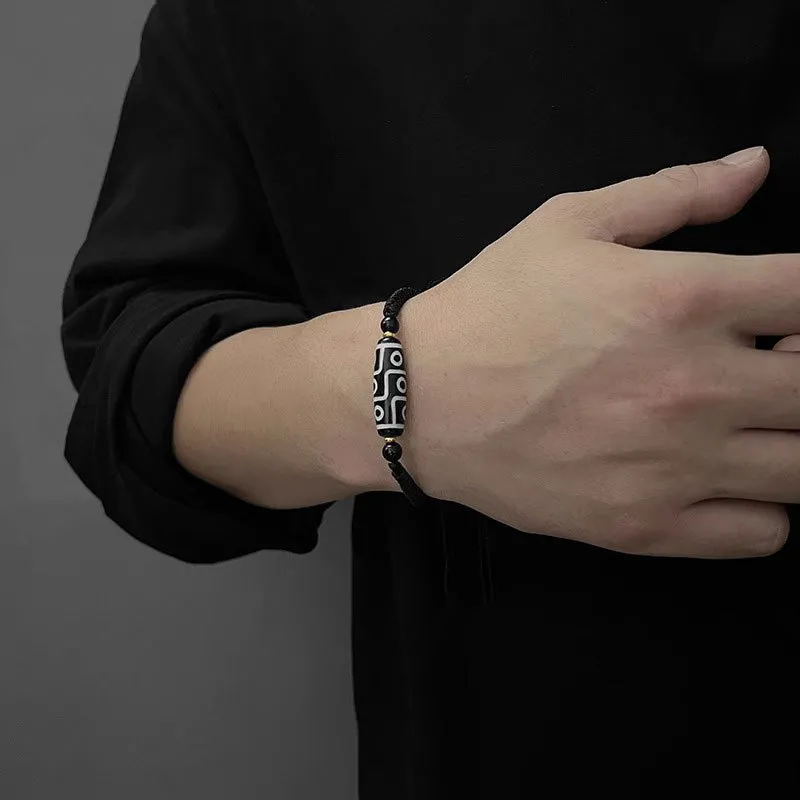 MIDNIGHT MOMENT Agate Jade Bracelets Unisex-1