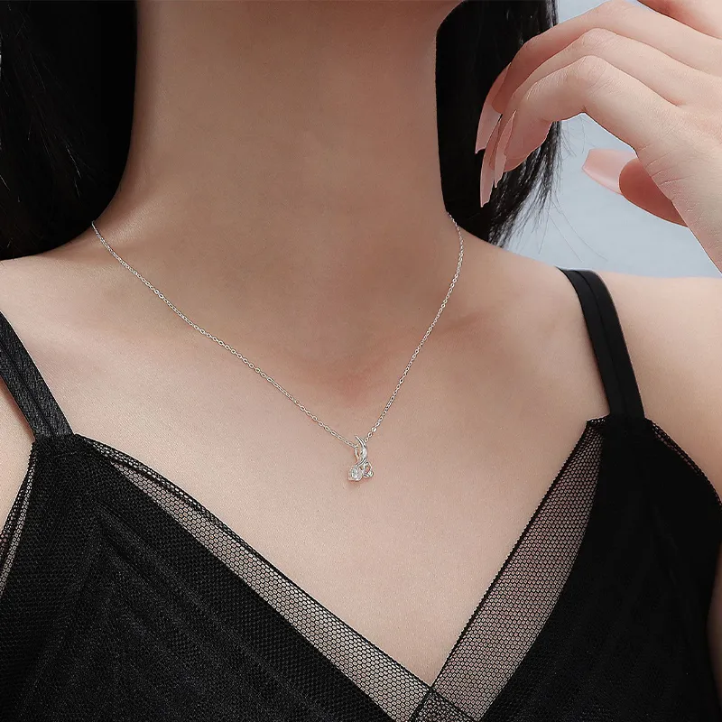 MIDNIGHT MOMENT S999 Silver Necklaces Women's-1