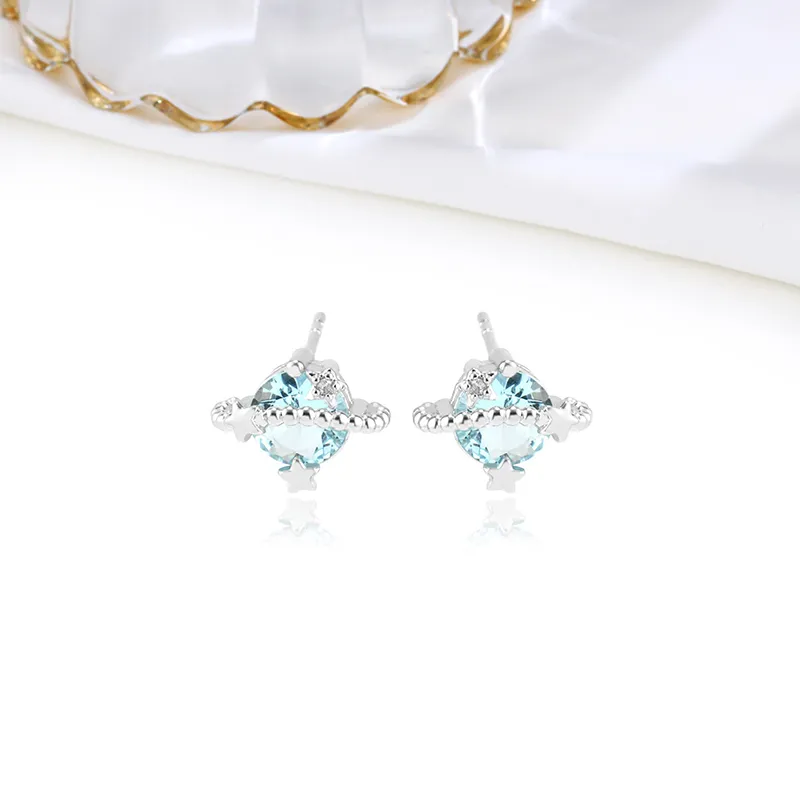 MIDNIGHT MOMENT Alloy Stud Earrings Unisex-1