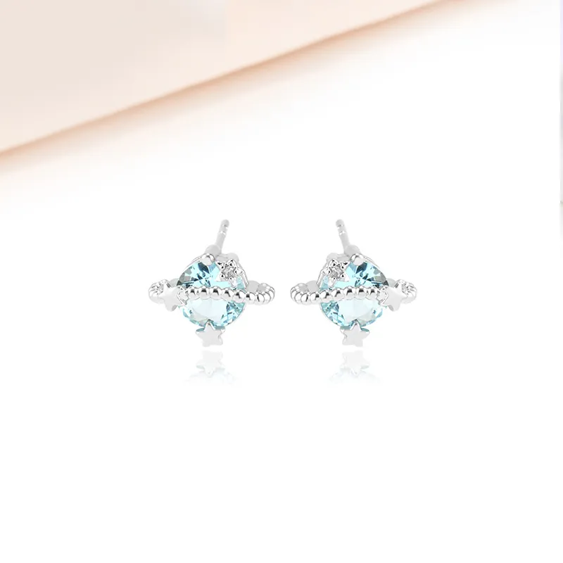 MIDNIGHT MOMENT Alloy Stud Earrings Unisex-2