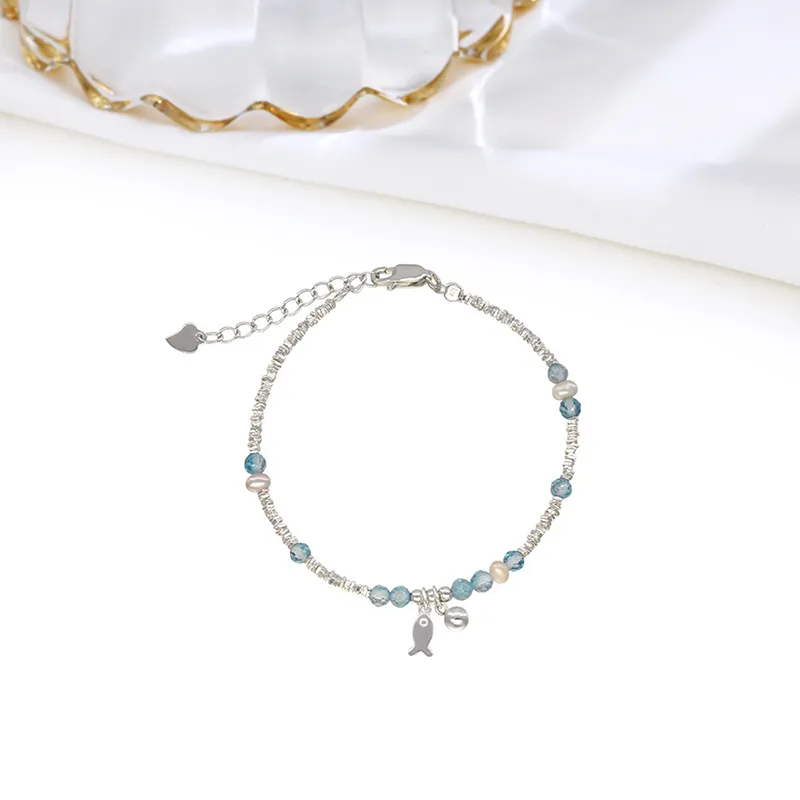 MIDNIGHT MOMENT Colored Glaze Jade Bracelets Unisex-3