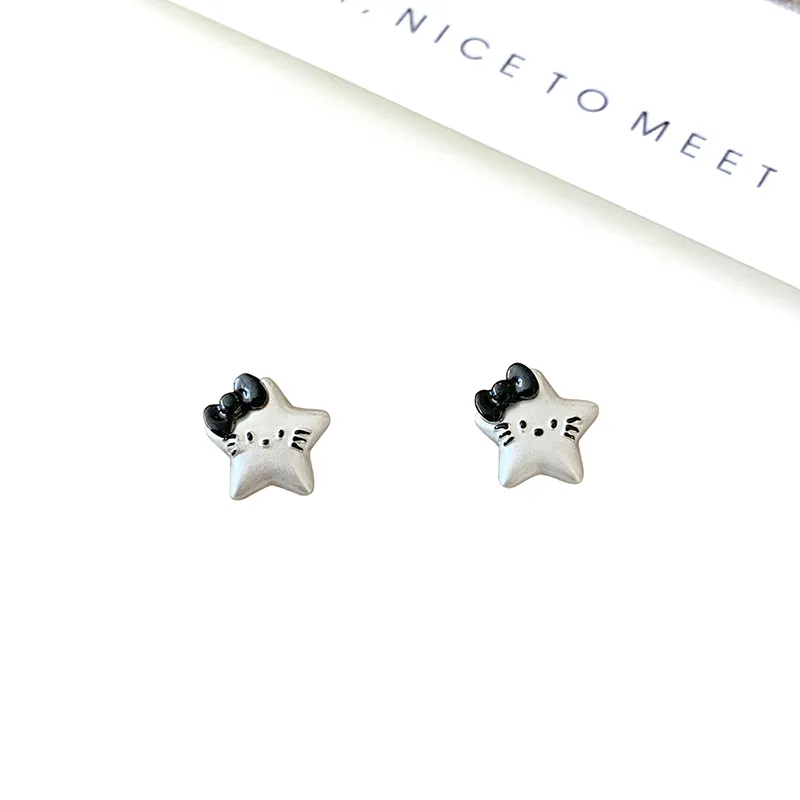MIDNIGHT MOMENT Alloy Stud Earrings Women's-2