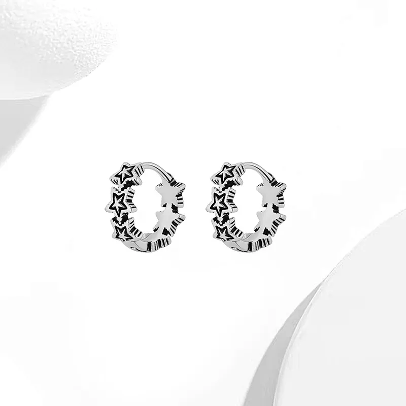 MIDNIGHT MOMENT Alloy Earrings Women's-2