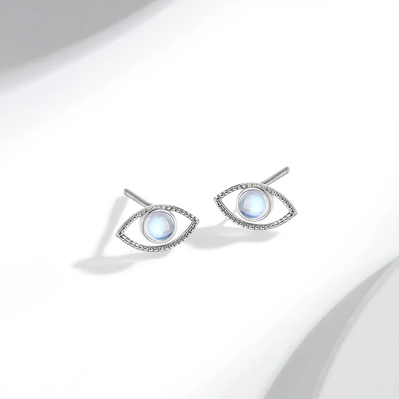 MIDNIGHT MOMENT 925 Sterling Silver Stud Earrings Women's-5