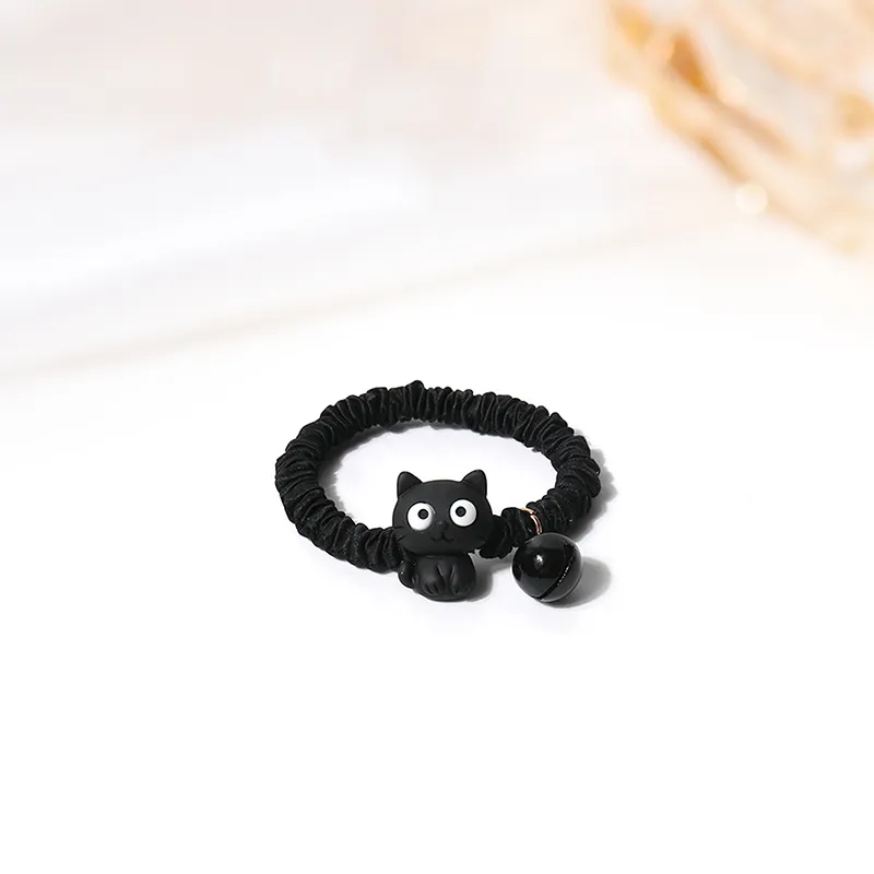 MIDNIGHT MOMENT Plastic Resin Hair Tie Women's-1