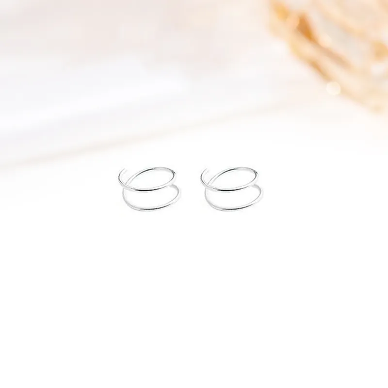 MIDNIGHT MOMENT S999 Silver Earrings Unisex-1