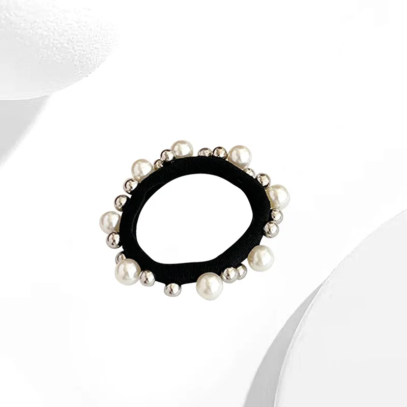MIDNIGHT MOMENT Fabric Hair Tie Women's-11
