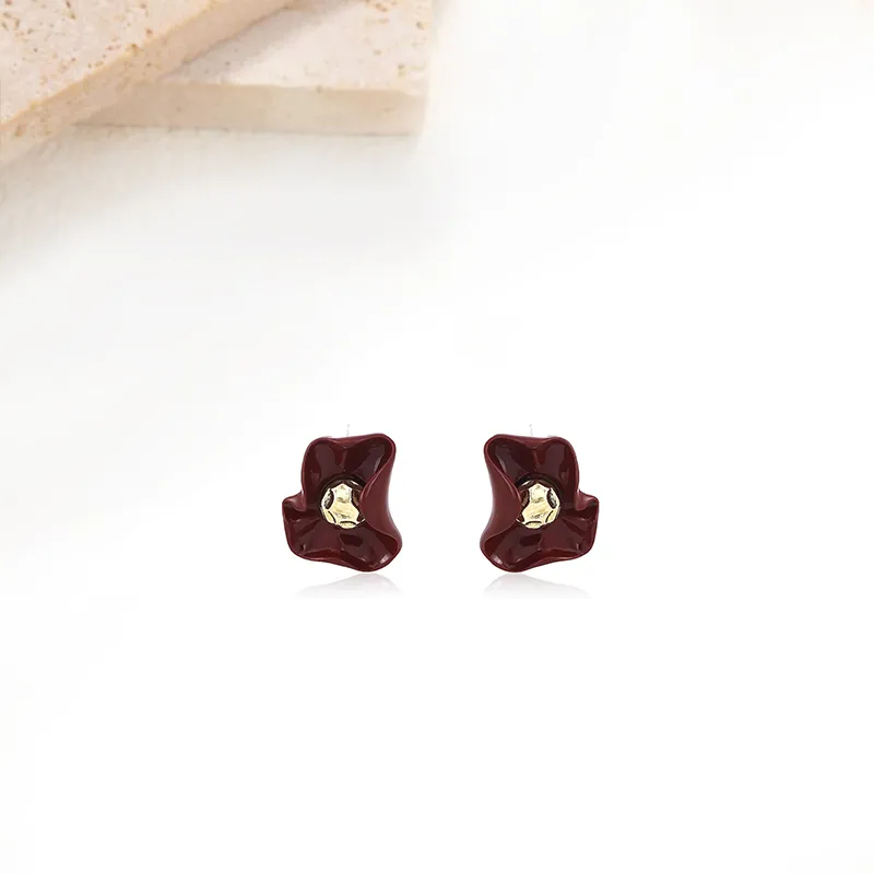 MIDNIGHT MOMENT Alloy Stud Earrings Women's-4