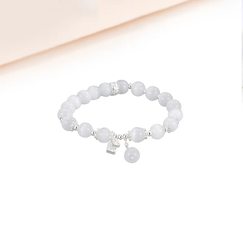 MIDNIGHT MOMENT Glass Cat Eye Bracelets Women's-1