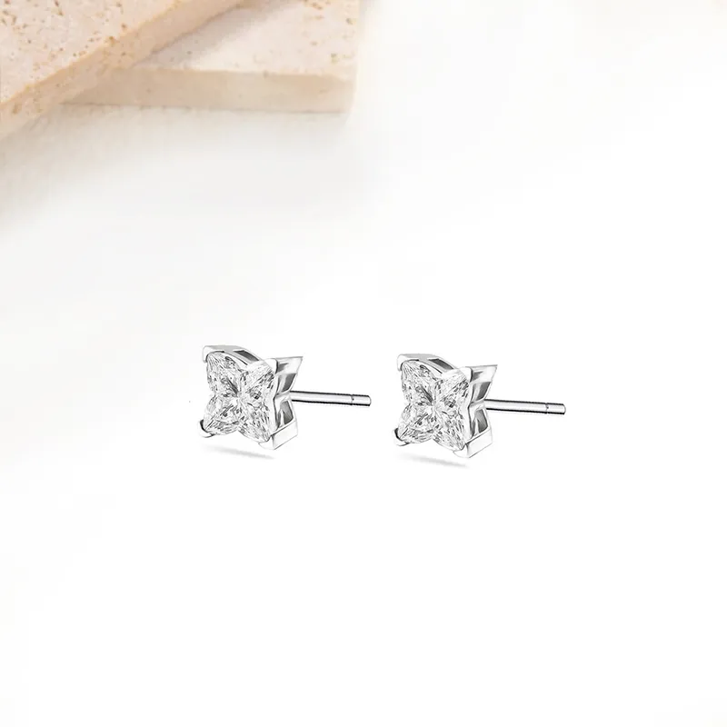 MIDNIGHT MOMENT 999 Fine Silver Stud Earrings Unisex-1