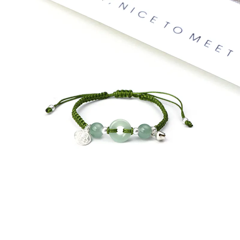 MIDNIGHT MOMENT Colored Glaze Rope Bracelets Unisex-4