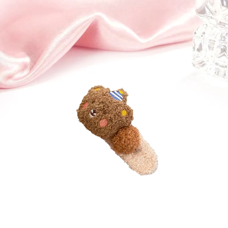 MIDNIGHT MOMENT Plush Hair Clips Women's-1