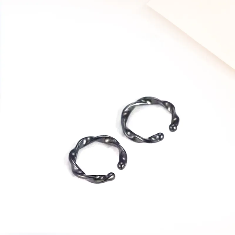 MIDNIGHT MOMENT Alloy Clip On Earrings Unisex-5