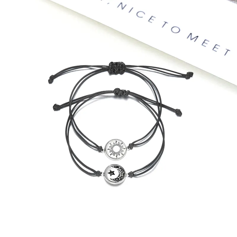 MIDNIGHT MOMENT Alloy Rope Bracelets Unisex-16