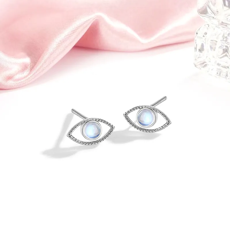 MIDNIGHT MOMENT 925 Sterling Silver Stud Earrings Women's-3