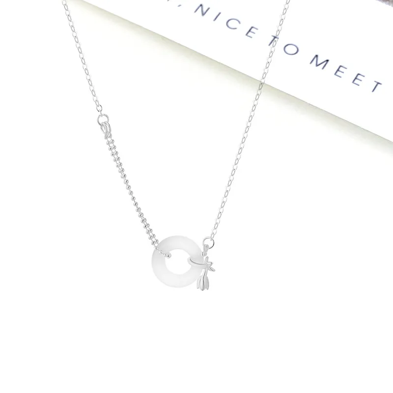 MIDNIGHT MOMENT Colored Glaze Jade Necklaces Women's-4
