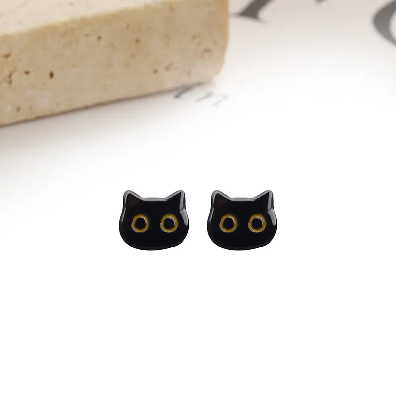 MIDNIGHT MOMENT Alloy Stud Earrings Women's-1