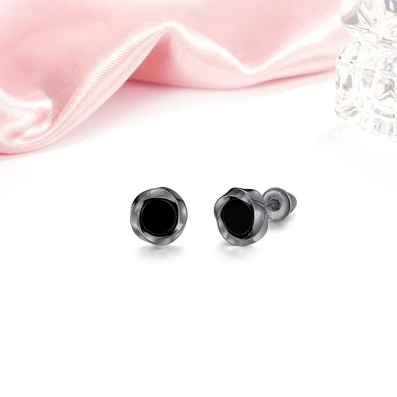 High Quality Alloy Fashion Stud Earrings Unisex-5